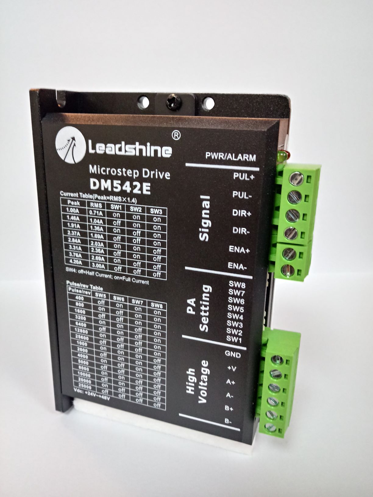 Entatial Controlador de Motor Paso a Paso DM556 Controlador de Motor Paso a Paso de 2 Fases Controlador de Motor Paso a Paso 42//57 24 V-50 V CC de bajo Ruido